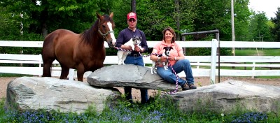 mike and dani with their pets